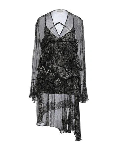 Shop Giacobino Woman Mini Dress Steel Grey Size 8 Viscose
