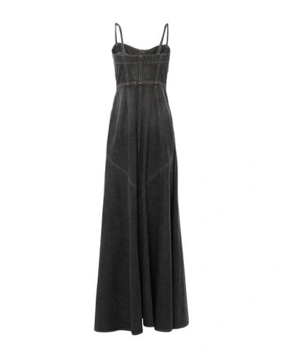 Shop Jean Atelier Long Dresses In Black