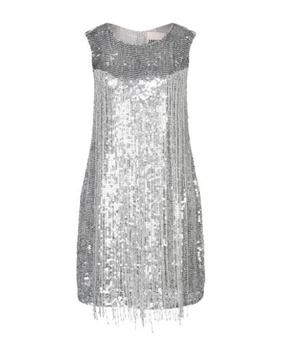 Shop Aniye By Woman Mini Dress Silver Size M Viscose