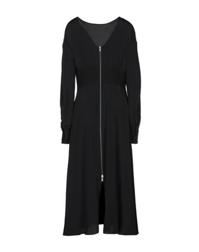 Shop Sportmax Code Midi Dresses In Black
