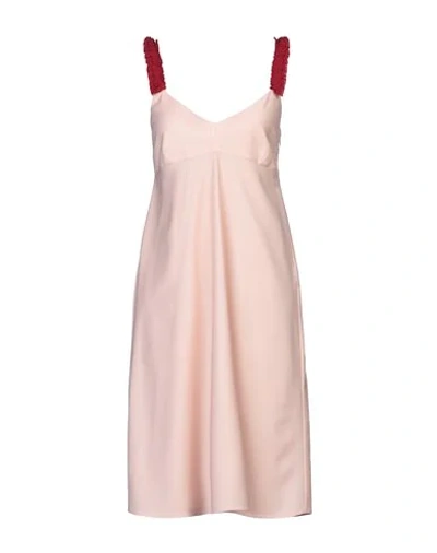 Shop Alessandro Dell'acqua Knee-length Dresses In Light Pink