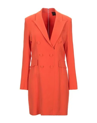Atos Lombardini Short Dresses In Orange