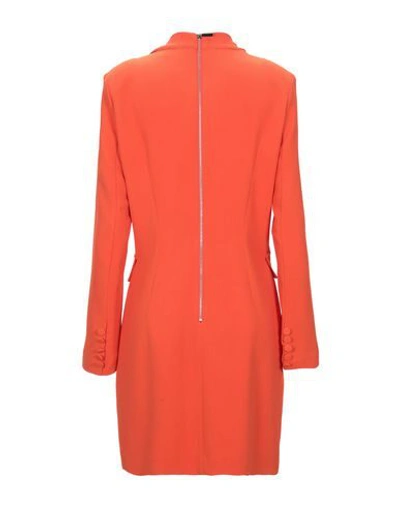 Atos Lombardini Short Dresses In Orange