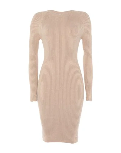 Shop Victor Glemaud Short Dresses In Sand