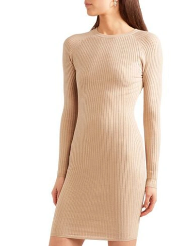 Shop Victor Glemaud Short Dresses In Sand