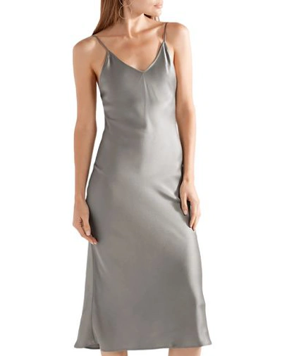 Shop Protagonist 3/4 Length Dresses In Grey