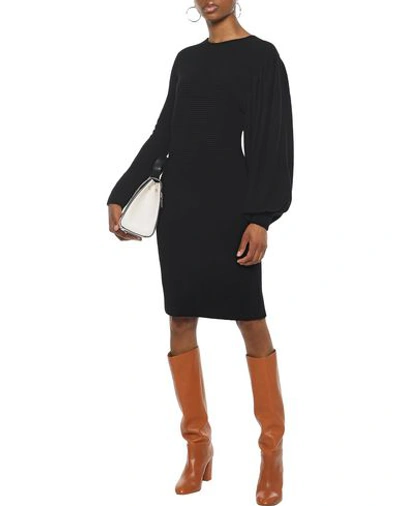 Shop Akris Midi Dresses In Black