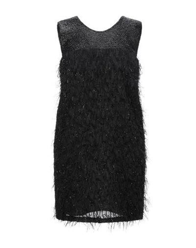 Shop Kaos Woman Mini Dress Black Size 8 Polyester