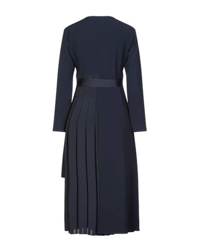 Shop Sportmax Code Midi Dresses In Dark Blue