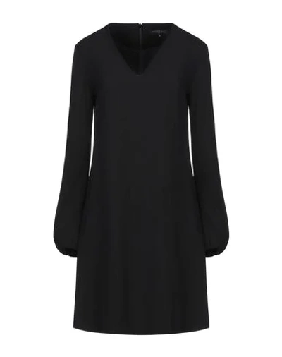 Shop Antonelli Woman Mini Dress Black Size 4 Polyester, Elastane