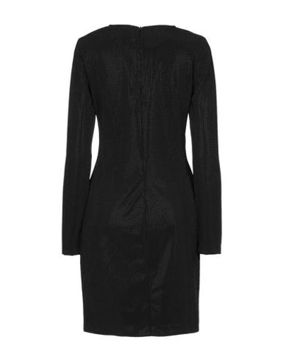 Shop Brand Unique Woman Mini Dress Black Size 3 Polyester, Elastane
