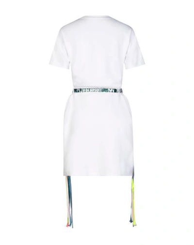 Shop Plein Sport Short Dress In White