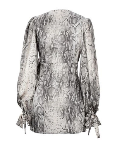 Shop Wandering Woman Mini Dress Light Grey Size 8 Polyester