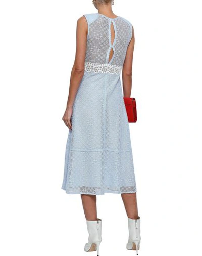 Sandro Midi Dress In Sky Blue