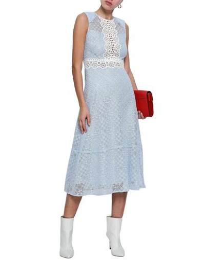 Sandro Midi Dress In Sky Blue