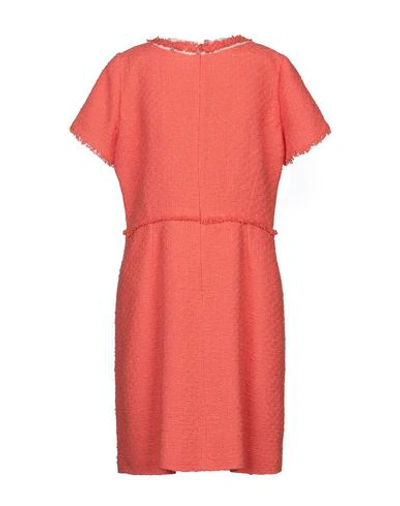Shop Weill Knee-length Dress In Orange