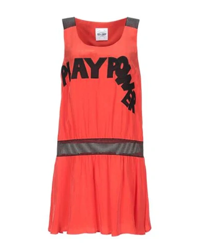 Shop Si-jay Short Dresses In Red