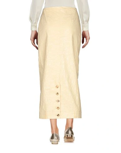 Shop Rejina Pyo Midi Skirts In Apricot