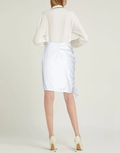 Shop Sportmax Code Midi Skirts In Ivory