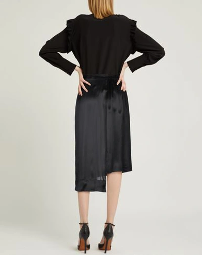 Shop Aries Midi Skirts In Black