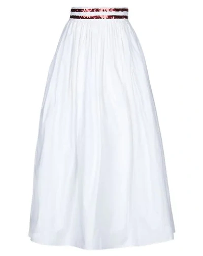 Shop Beau Souci Maxi Skirts In White