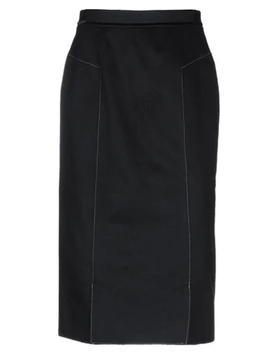 Cavalli Class Midi Skirts In Black