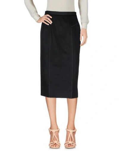 Cavalli Class Midi Skirts In Black