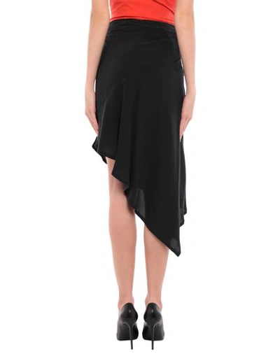 Shop Romeo Gigli Midi Skirts In Black