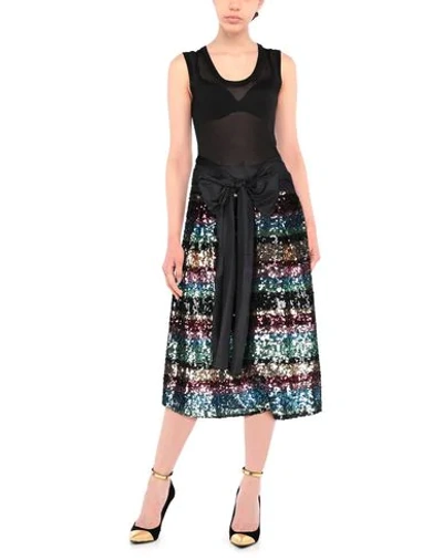 Shop Ainea Midi Skirts In Black