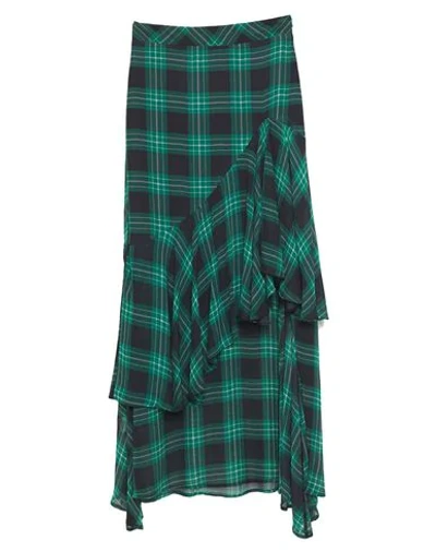 Shop Ainea Long Skirts In Green