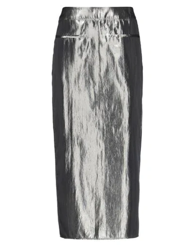 Shop Rejina Pyo Midi Skirts In Platinum