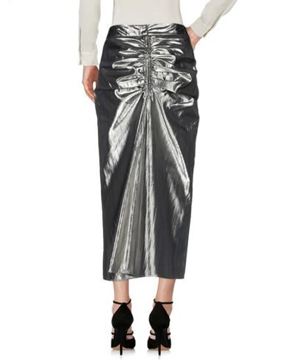 Shop Rejina Pyo Midi Skirts In Platinum