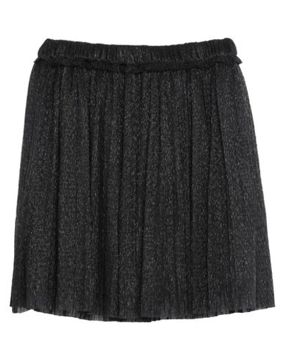 Shop Isabel Marant Étoile Marant Étoile Woman Mini Skirt Black Size 4 Polyester, Metallic Fiber