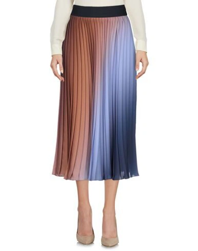 Shop Sportmax Code 3/4 Length Skirts In Brown