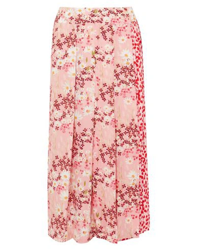 Shop Mother Of Pearl Midi Skirts In Pink