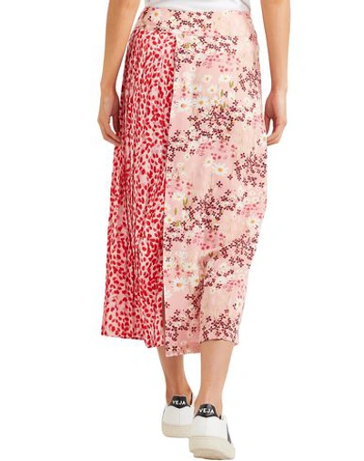 Shop Mother Of Pearl Midi Skirts In Pink