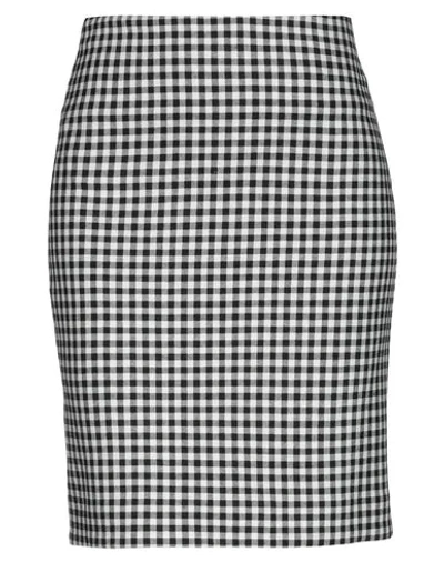 Shop Momoní Woman Midi Skirt Black Size 4 Polyester, Viscose, Wool, Elastane