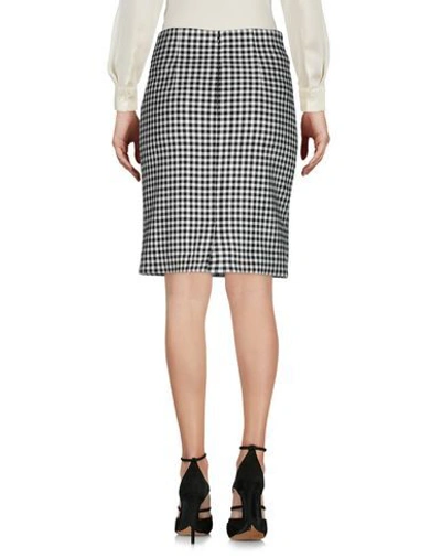 Shop Momoní Woman Midi Skirt Black Size 4 Polyester, Viscose, Wool, Elastane