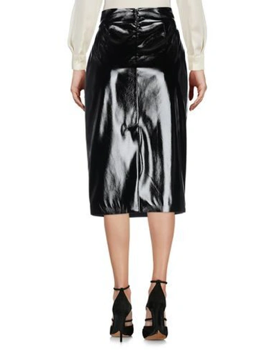 Shop Liu •jo Woman Midi Skirt Black Size 8 Polyester
