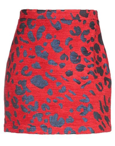 Shop Andamane Mini Skirt In Red