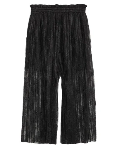 Shop Mm6 Maison Margiela Woman Cropped Pants Black Size 8 Polyester