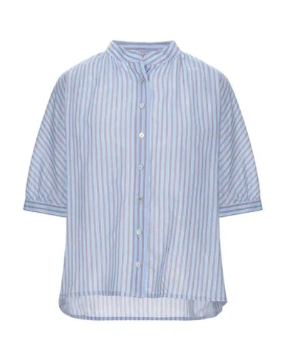Shop Paul & Joe Sister Striped Shirt In Azure