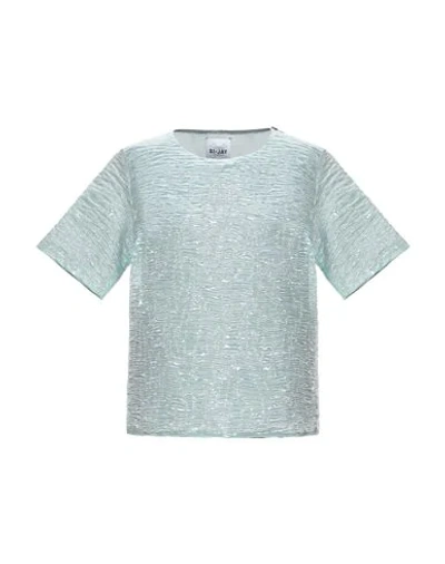 Shop Si-jay Blouses In Light Green