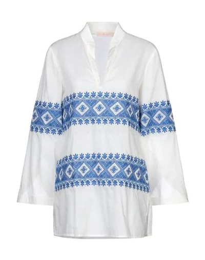 Shop Tory Burch Tunic And Kaftan In White