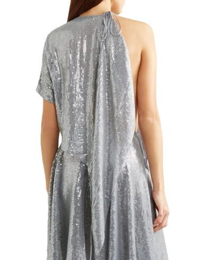 Shop Ashish Woman Top Silver Size M Viscose