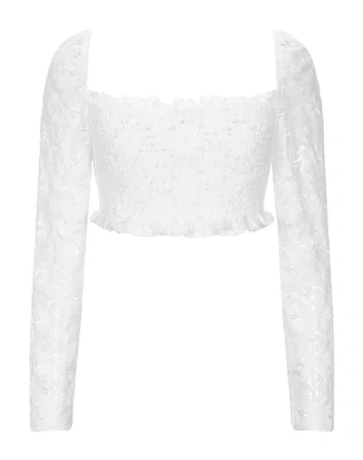 Shop Glamorous Blouses In White