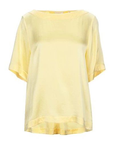 Shop Xacus Blouse In Yellow