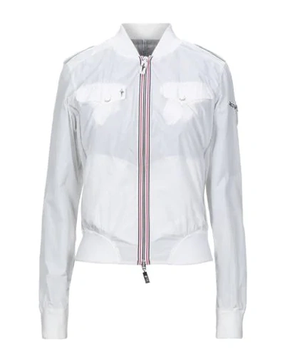 Shop Cesare Paciotti 4us Jackets In White