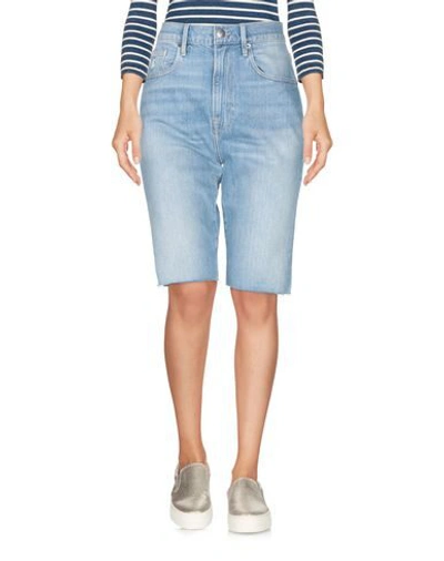 Frame Denim Bermuda In Blue