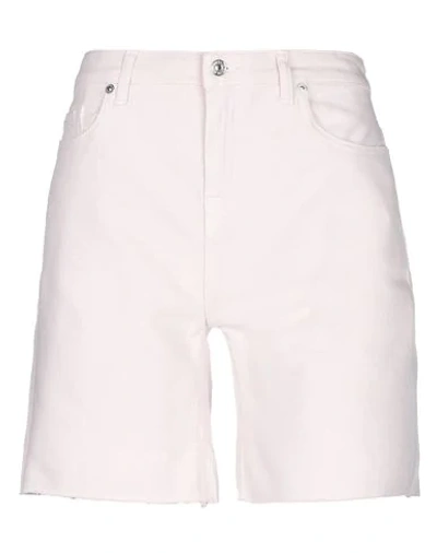 Shop 7 For All Mankind Denim Shorts In Pink